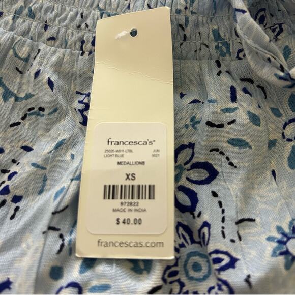 Blue Rain Francesca's Medallion Drawstring Shorts – XS – NWT - Picture 6 of 6